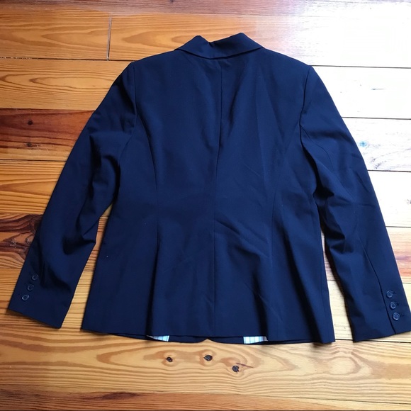 Chaus Navy One-Button Blazer, EUC, 12 - Picture 11 of 12